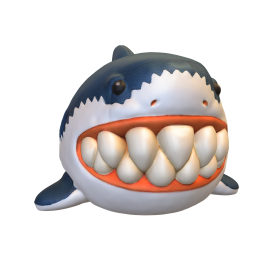 plush shark game reader