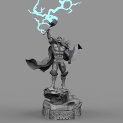 scene.1.jpg 3D file Thor God of Thunder・3D printable model to download