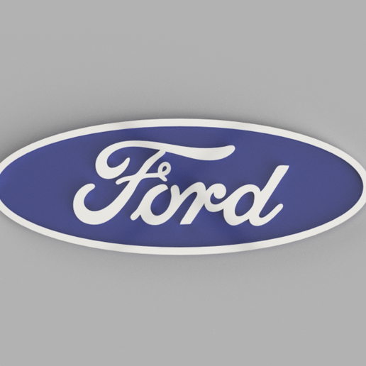 Ford decoration badge 3D model