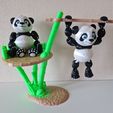 Flexi Factory Bambu Lab Print-in-Place Panda and Stand