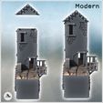 3.jpg Stone bridge house damaged (12) - Modern WW2 WW1 World War Diaroma Wargaming RPG Mini Hobby