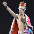 Freddie_Mercury_06.jpg Freddie Mercury Statue Figurine stl printable