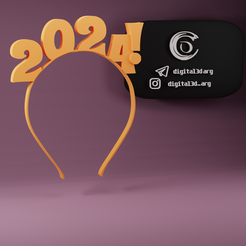 0006.png Headband NEW YEAR 2024! // vincha AÑO NUEVO 2024! 03