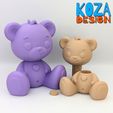 TEDDY-PUZZLE-KOZA.jpg Mystery Bear, a Teddy bear puzzle and piggy bank