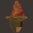 Screenshot_20230524_213313_Nomad-Sculpt.jpg STL file Printbed Olympics nozzle flame container・3D printable model to download