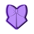 4_.stl Cortador de galletas Bow #4
