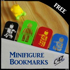 Minifigure-bookmark_1.jpg Minifigure Bookmarks Set