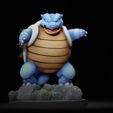 Gigandymax-Blastoise-Version02.jpg Gigandymax Blastoise version- FAN ART - POKÉMON FIGURINE - 3D PRINT MODEL