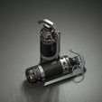GRANAT3.jpg Sci-Fi Grenade 3D Model OBJ+BLENDFILES