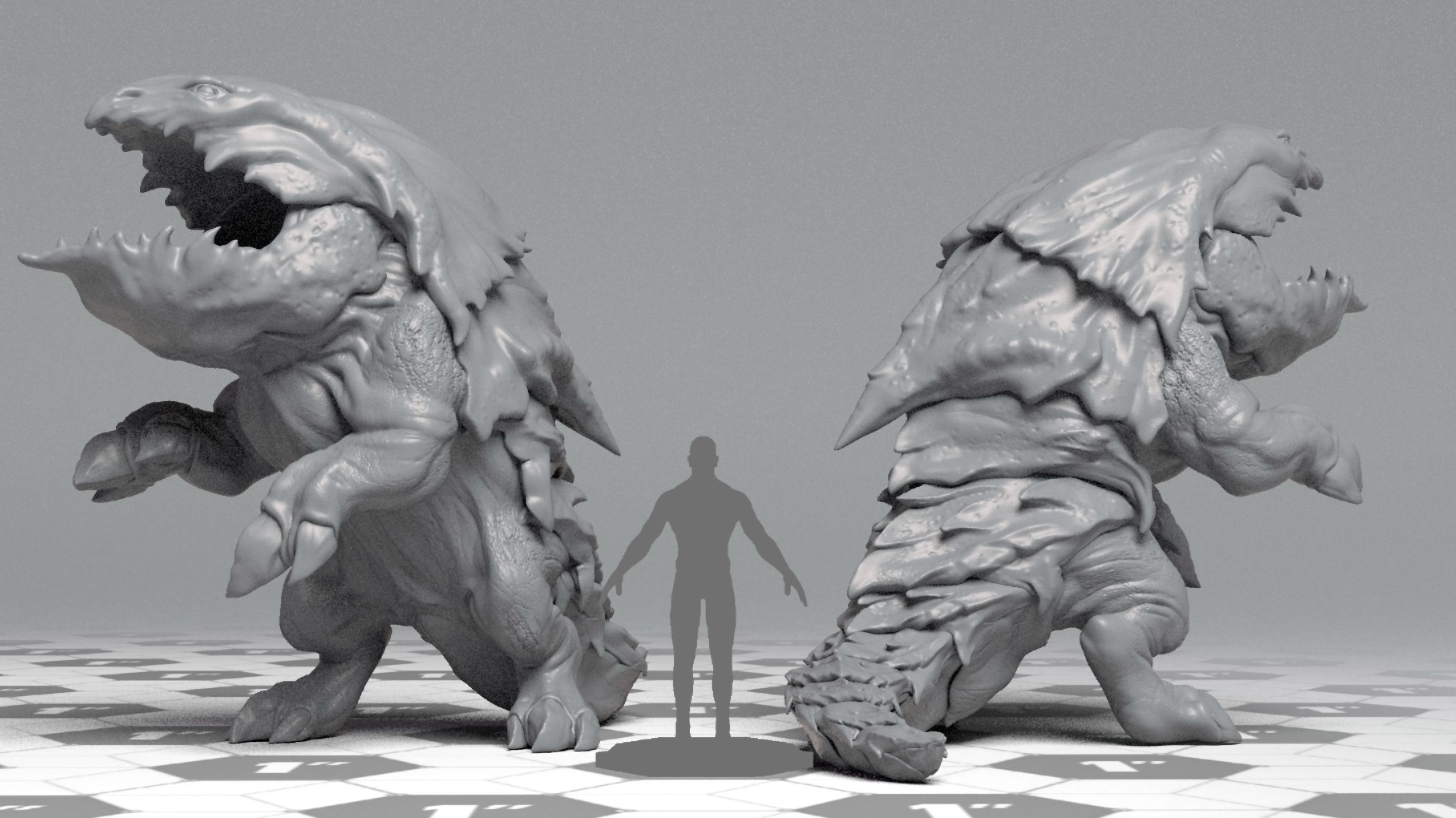 Descargar archivo STL Bullete - Monstruo DnD - 3 Poses Modelo de ...