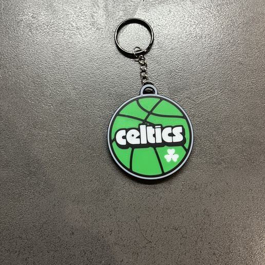 🗝️ Boston Celtics keychain・ 3MF File for 3D printing・Cults