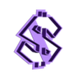 DOLLAR.stl Cookie cutter - Super Mario Bros Letters & Numbers | Logo