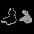 Impression 3D Reine des Neiges 2 copie.jpg cookie cutter frozen character