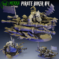 piratebiker4.png 3D file PIrate Biker #4・3D printable model to download