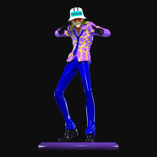 🪨 Jango fanart - One piece - Splitpart・ 3D File for 3D printing・Cults