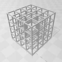 cubo-ret-30cm-x-30cm-3dbuilder.jpg Archivo STL cubo 4x4 30cm・Modelo para descargar e imprimir en 3D
