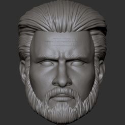 cfghcfghxfgxdfg.jpg STL file Chris Evans as Captain America head for action figures・3D print model to download