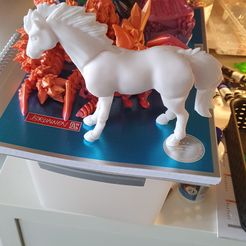 Caballo - Animal articulado flexible (impresión en el lugar, sin soportes)