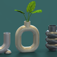 3.107.png 3D-Datei Geometrische Vasen・Design für 3D-Drucker zum herunterladen