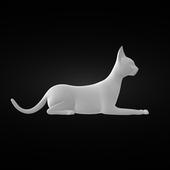 Cat4-render1.png STL file Cat・3D print model to download, e_note