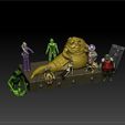 ScreenShot267.jpg STAR WARS .STL LEIA SLAVE .3D ACTION FIGURE .OBJ KENNER STYLE.