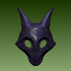 LoL Wolf Mask 1.png League Of Legends - Kindred Wolf Mask