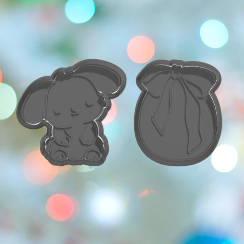 Egg & Bunny Cookie Cutter Set