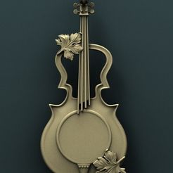 939. Panno.jpg Archivo STL gratuito Violín・Design para impresora 3D para descargar