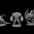 2.png Medieval Hero Mega Pack  10 Fantasy Characters STL OBJ