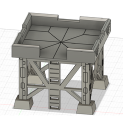 tower.png Fichier OBJ star wars imperial Watchtower・Design à télécharger et à imprimer en 3D