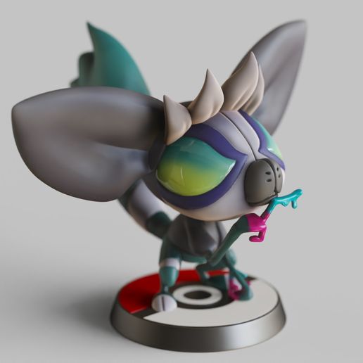 Grafaiai.1732.jpg Grafaiai - LEGENDARY -POKEMON SCARLET AND VIOLET POKEDEX- FAN ART - POKÉMON FIGURINE