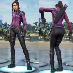 Screenshot_20220127-190350.png 3D file Fortnite - Kate Bishop・Template to download and 3D print, Duso