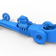 60.jpg Diecast Front engine old school dragster with shell Version 3 Scale 1:25