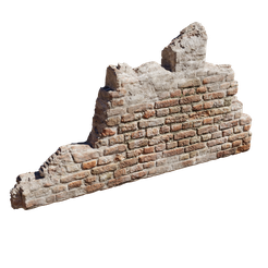 wall1.png STL file ruined wall for military diorama 1/35・3D printable model to download