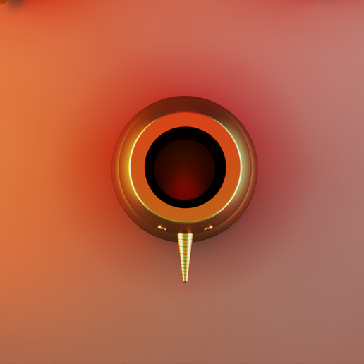 render_T.png Minimal snowman vase