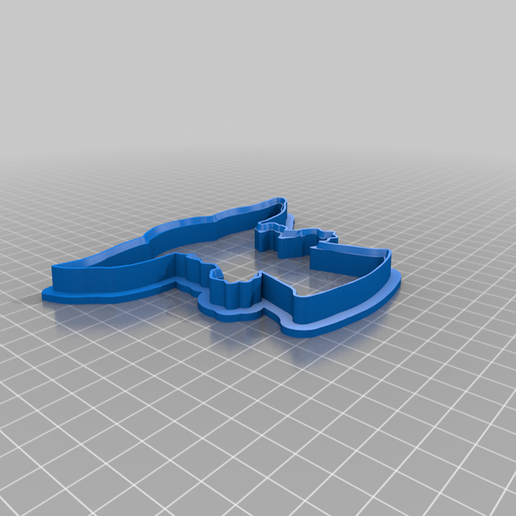 Baby Yoda Cookie Cutter 3D model