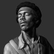 033.jpg Jimi Hendrix 3D print model