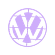 volswagen cutter vase 2.stl Galleta de corte Volkswagen