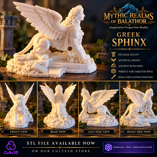Greek inspired Sphinx