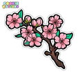 296_cutter.png CHERRY BLOSSOM BRANCH COOKIE CUTTER MOLD