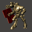 1.png Gladiator Tank - Quake 4 Strogg Champions robot cyborg demon- Ultra High detailed mesh - STL for 3D printing