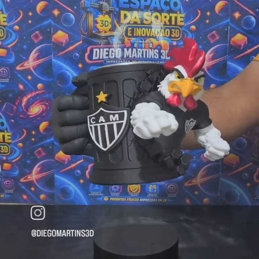 CANECA GALO DOIDO – ATLÉTICO MINEIRO | NO AMS 3D model