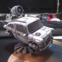 sci-fi_car.jpg Бесплатный STL файл sci-fi car・3D-печатная модель для скачивания