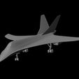 19.jpg Concorde Prototype Aircraft of the Future Model Printing Miniature Assembly File STL for 3D Printing