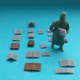 20201207_144123.jpg Old style books set (scale 1/35) Old book (scale 1/35)
