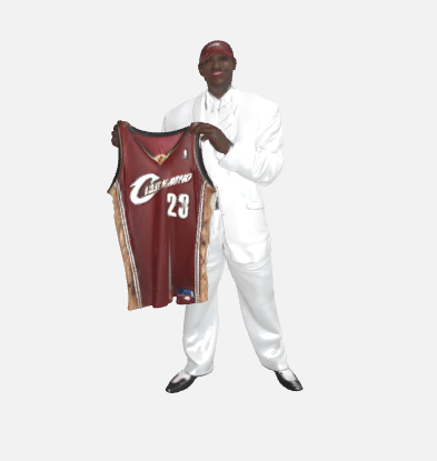 LeBron James - Figure 3D model