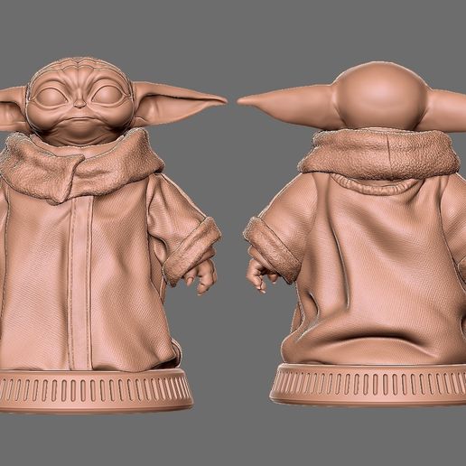 ⭐ Grogu・ OBJ File for ・Cults