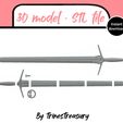 Geralt-sword-thumbnail.jpg The Witcher series sword 3D models - STL files for 3D printing - Instant digital download