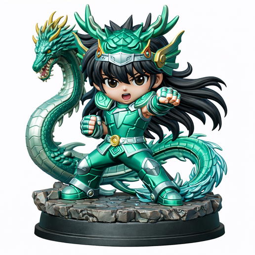 Shiryu Dragon - Saint Seiya Chibi