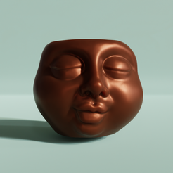 MACETAMADRE04.png Archivo STL gratis MACETAS / POTS MADRE NATURALEZA #01・Diseño por impresión en 3D para descargar